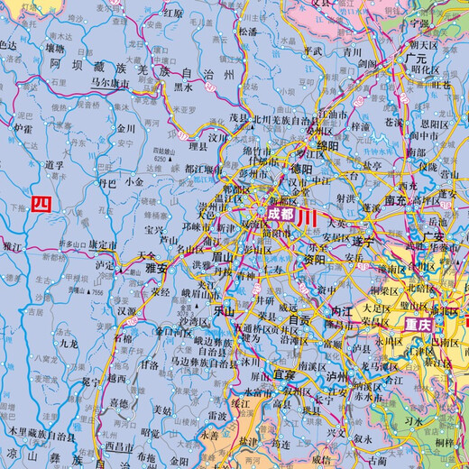 2025年新中国地图挂图 世界地图挂图约2米*1.5米超大幅面无拼接 仿红木挂杆 中国地图出版社  中国世界全图 中国全图+世界全图（套装共2张）