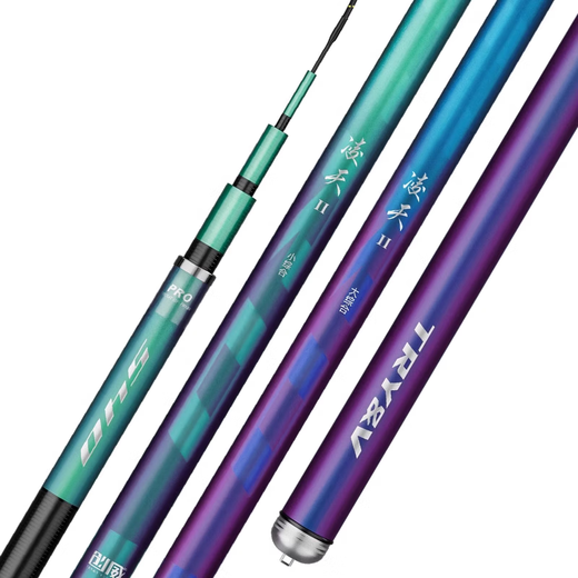 Chuangwei Lingtian second generation fishing rod hand rod ultra-light ultra-hard carbon carp rod crucian carp rod platform fishing rod 4.5m small comprehensive