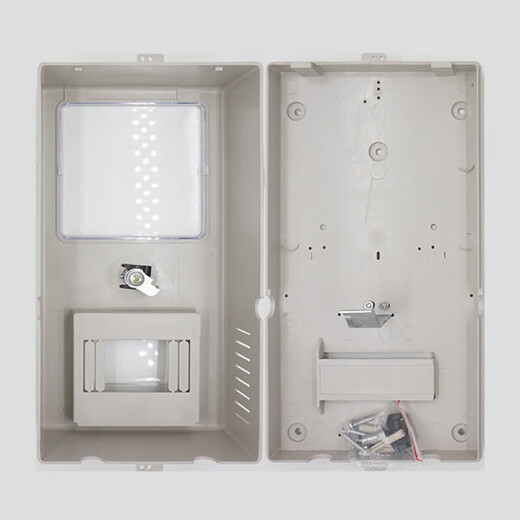 Shantou Lincun однофазный электросчетчик накладного монтажа, наружная прозрачная пластиковая распределительная коробка, подключаемый наружный электросчетчик, 1 бытовой вверх и вниз, сабвуфер 1 бытовой вверх и вниз