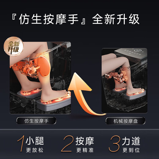 Smartmi foot bath sterilization foot bath fully automatic constant temperature heating foot bath massage calf hot air drying high and deep bucket removable and washable practical holiday gift for parents Intelligent foot bath robot UV sterilization rate 99% + mobile phone intelligent control