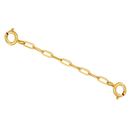 Fat Donglai's same style 18k gold necklace extension chain. Necklace bracelet release artifact rose gold extension chain colorful gold Xiao. Long chain length 5cm+K yellow one piece. Regular Chopard chain about 1.0 thick.