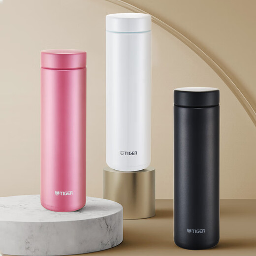 TIGER stainless steel lightweight portable thermal and cold water cup MMZ-A50C-KG graphite black 500ml