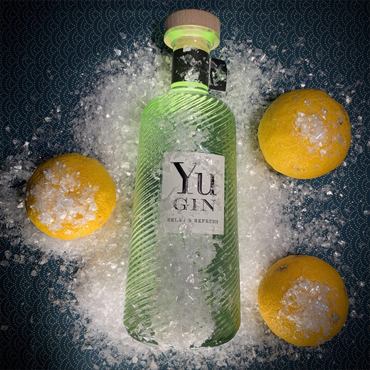 YUGIN欲金酒法国欲蜜柚金酒原瓶进口洋酒调酒基酒 YUGIN法国蜜柚金酒 700mL 1瓶