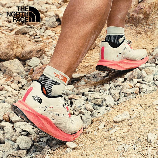 The North Face北面徒步鞋女款春夏季户外休闲运动VECTIV越野跑鞋登山鞋5G3M 红色677 37 /美码6