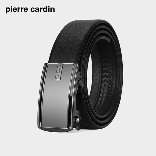 Pier Cardin pour hommes, ceinture à la mode à la mode, courroie de boucle automatique des affaires décontractées, cadeau d'anniversaire pratique pour papa