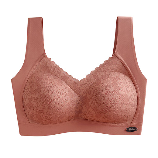 Modal 2026 New Latex Bra Adjustable Wireless Gathering Breasts Beautiful Back Seamless Vest Bra Skin Color Single Piece XL 85ABC 120-140Jin Jin is equal to 0.5kg Wear