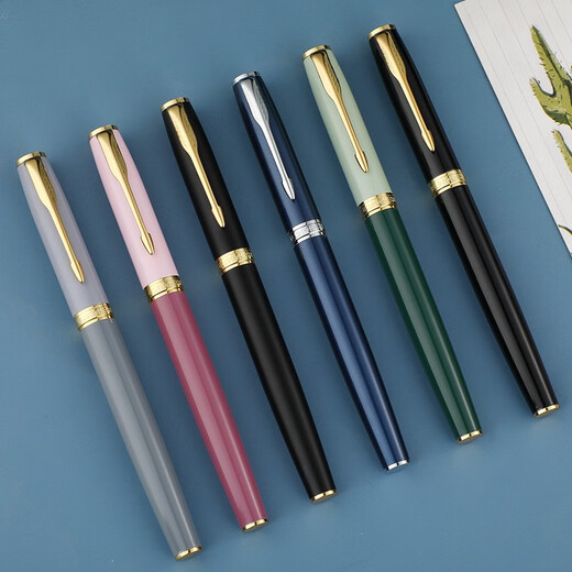 英雄（HERO）钢笔礼盒男女士签字笔礼品商务书法练字三年级中小学生定制刻字笔生日礼物E609 暮光绿【简装】（送 墨水） F明尖0.5mm