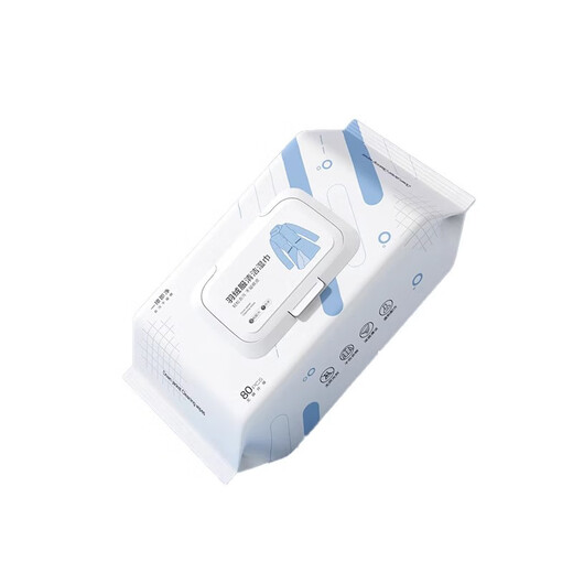 Ruizhou German down jacket cleaning wipes wash-free strong decontamination without leaving traces cleaning agent wipe clothes stain removal artifact 1 pack 80 pumps