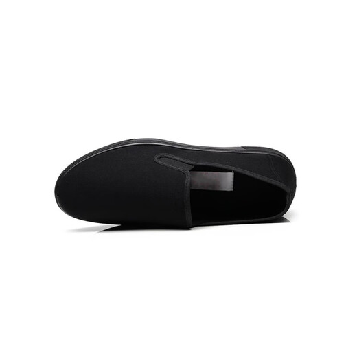 New style black cloth shoes spring and autumn old Beijing men's soft sole black casual work board shoes one foot pedal sail comfortable waterproof 94X-2603 plus velvet winter style 43