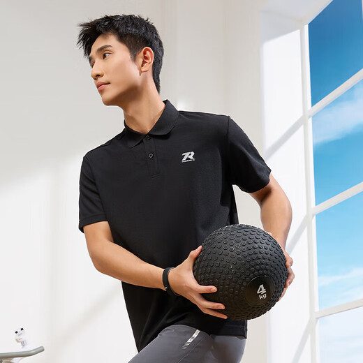 361 short-sleeved men's T-shirt summer sportswear quick-drying clothes running body clothes polo shirt 652424122H-3