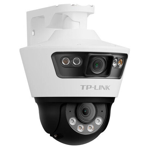 TP-Link-Überwachungskamera Home-Nutzung, hochauflösende drahtlose wasserdichte Polomaschine, mobile App Remote-Hausbesichtigung, Vollfarbinfrarot-Nachtsicht 360-Grad Panoramic Rotary Gimbal Version Monitor [Dual Lens | Dual -Bildschirm] 8 Millionen Standardversion 32 GB Speicherkarte [kostenloses Upgrade auf 64 GB Karte]