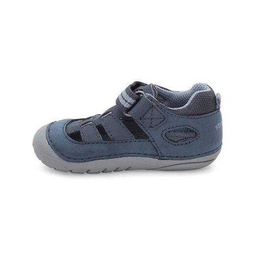 Stride riteStride Rite Unisex Kids Sm Sonny Sandals, Dark Blue Dark Blue 3.5 Wide Infant