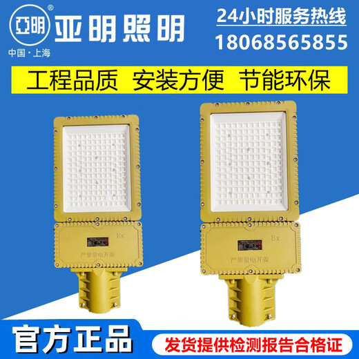 Explosion-proof street lamp holder, gas station, chemical factory, road lamp, factory area, port terminal, led lighting, explosion-proof lamp, 50W explosion-proof lamp holder