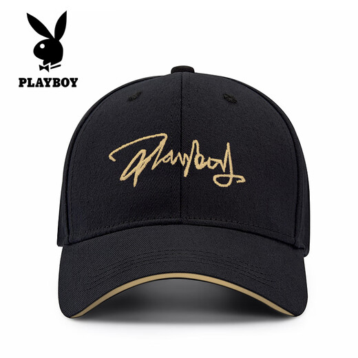 Playboy hat men four seasons baseball hat sun protection spring and summer casual fashionable breathable baseball cap sun hat women black