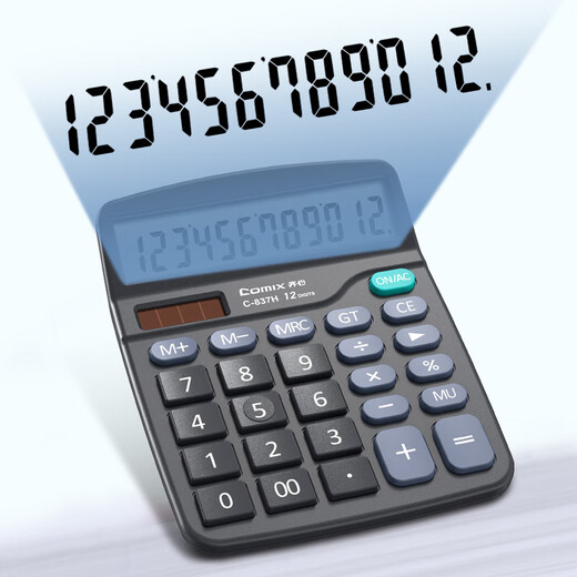 
Comix classic desktop office calculator 12-bit large screen desktop computer Student office stationery supplies C-837H
