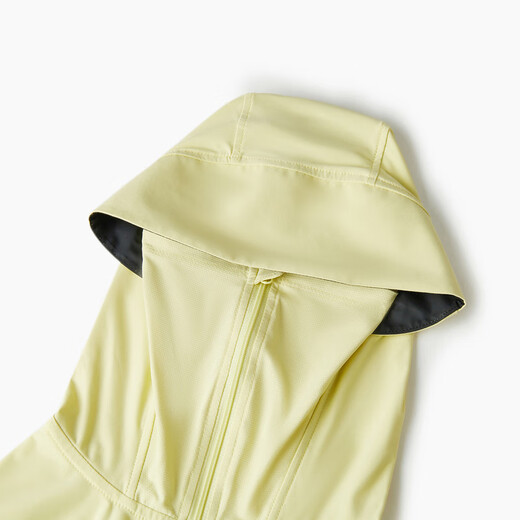 Aijutu Summer Nouveau veste de crème solaire à capuche à capuche mince à la mode ewzaj2p702a jaune clair 08 m