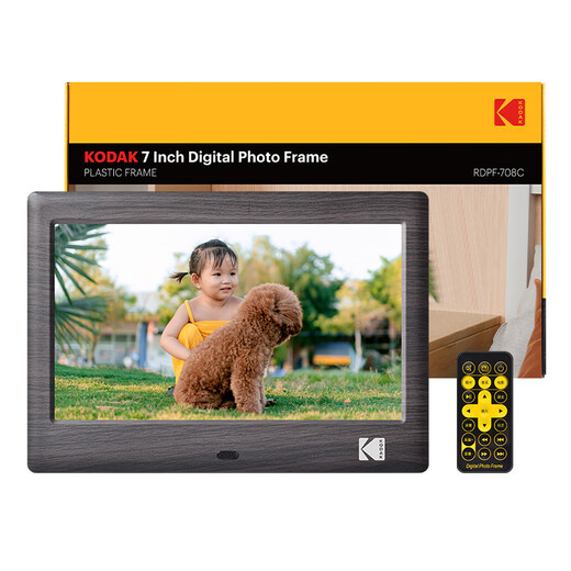 Kodak 1028c Digital Photo Frame 10,1 дюйма HD Электронный альбом видео фото музыкальный проигрыватель Black (708c) 7 дюймов)