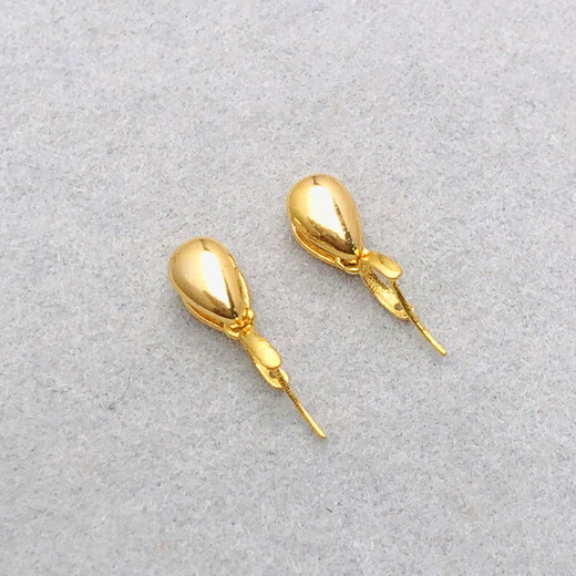 Peiyou 18k gold jade Buddha Guanyin jade pendant glossy gold buckle pendant Hetian jade Au750 gold buckle Follow the store + favorite (free installation)