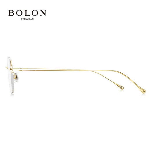 
BOLON Tyrannosaurus Glasses Frameless Butterfly Optical Mirror Titanium Myopia Glasses Frame Women's Can Benefits BT1592 B60-Gold