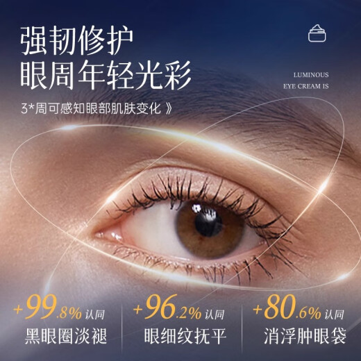 LA美国抗皱眼霜淡化细纹提拉紧致黑眼圈眼袋消除女男士去除熬夜专用