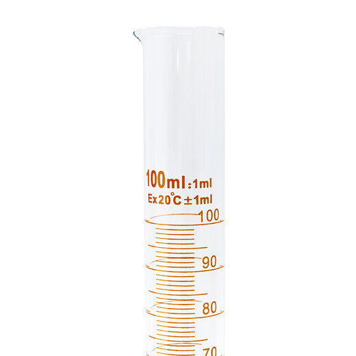 
Gold-fixed measuring cylinder Thickened glass measuring cylinder with scale laboratory measuring cup high borosilicate large capacity 1000mL KZS-701