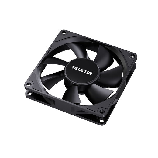 Zere Degrent 12CM Thin Fean 6CM 7CM 8CM 9CM Шасси тихий вентилятор Computer 6010/7015/8015/9015/12015 Ультра-тонкий охлаждающий вентилятор 8015 Без света вентилятора без света [маленькая 4PIN Smart Version]