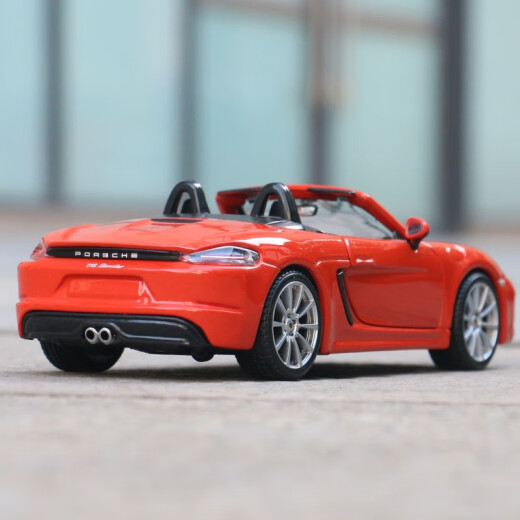Bimei Gao Alloy Car Model Porsche 918 Supercar 911GT3 Car Model 1:24 Simulationslegierung Auto Modell Porsche 718 Orange