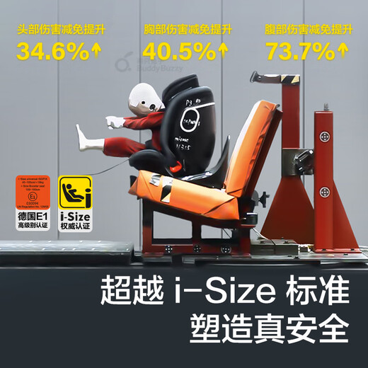 Two Rabbits Qiuzhi 2Pro Intelligent Ventilated and Heated Child Safety Seat for Cars for 0-8 Years Old Baby Baby Car Mount 360 Degree Qiuzhi 2 Xingmujin