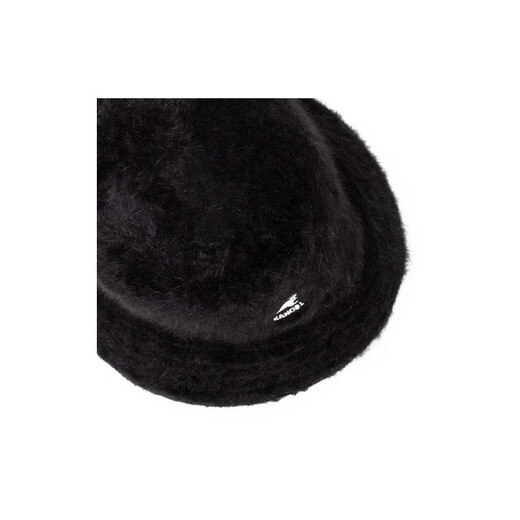 KANGOL Unisex Black Rabbit Fur Fisherman Hat K3477BK001 L