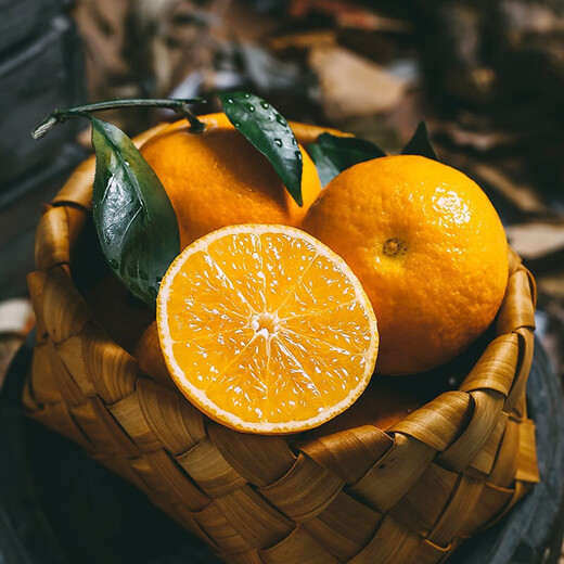 Jingxiansheng Sichuan Ehime No. 38 Jelly Orange 4.5-5 Jin Jin is equal to 0.5 kg, single fruit 65mm+, fresh with leaves, straight from the source