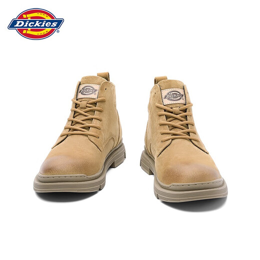
Dickies Martin boots men's shoes Spring new high-top boots trendy men's boots work boots versatile retro men's shoes light brown 42