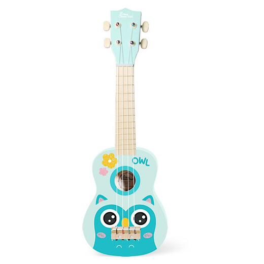 Neues klassisches Spielzeug Kinder Ukulele-Spielzeug für Anfänger können frühe Bildungsmusik Aufklärungsinstrumente für Jungen und Mädchen Geburtstag Geschenke Sky Blue Bird-21 Zoll Holz Ukulele 3-6 Geburtstage für Kinderurlaubsgeschenke spielen