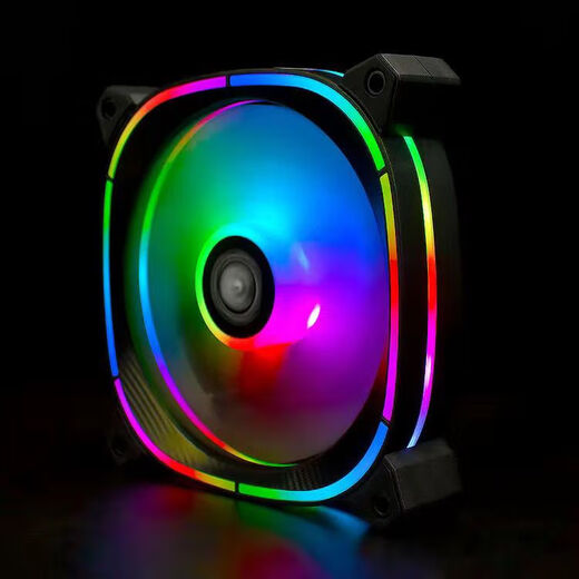 XCB desktop computer case fan 12cm ARGB Shenguang synchronous shock absorption cooling fan Gujia XCB12cm ARGB work package