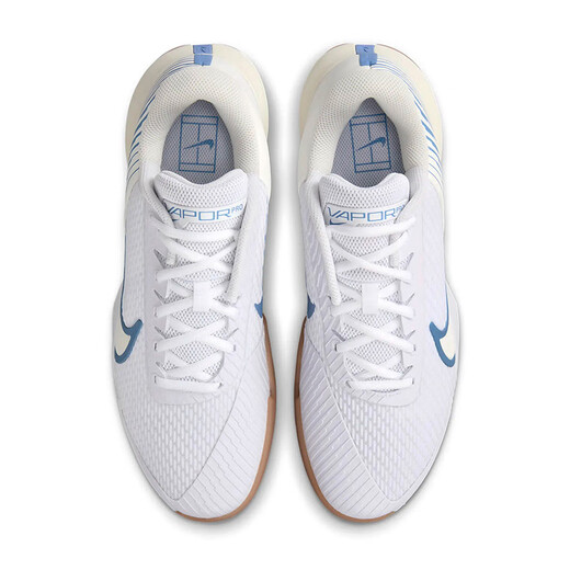 Nike (nike) kangyou.com 24 мужская обувь Nike React Vapor NXT Профессиональная теннисная обувь спорт и повседневная обувь DR6191-107 Белый и синий 24 French Open 42 /8.5/26.5см
