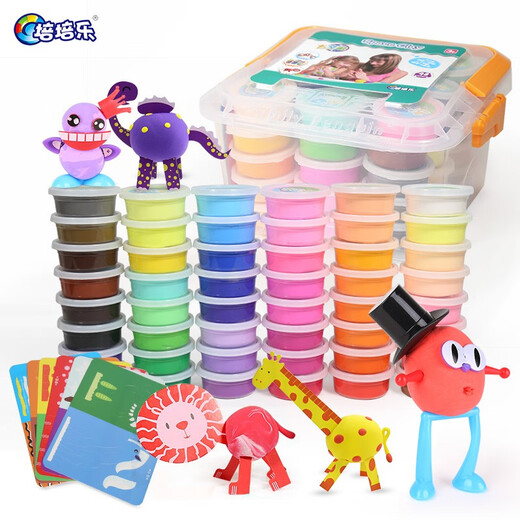 [70% neu] Pipeile Ultra -Licht farbenfrohe Schlamm 48 Farbe Plastikine handgefertigt DIY Bunte Schlamm Set Clay Toys Kindertags Geschenk Raum Schlamm