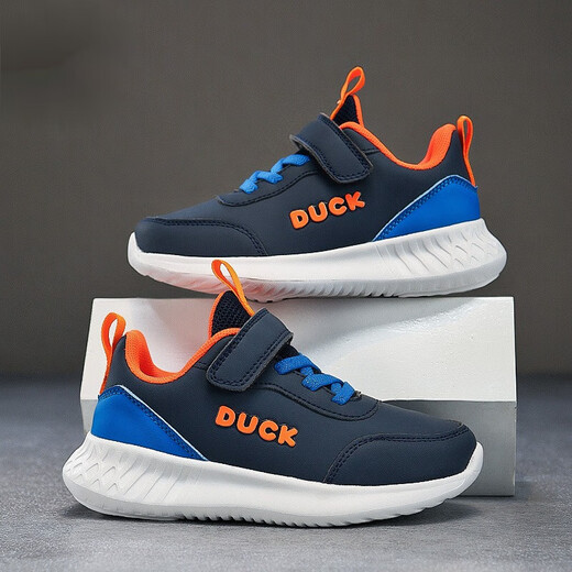 G.Duckkids zapatos para niños de pato amarillo para niños para niños de primavera y otoño de zapatillas de deporte bajo para niños y niñas de cuero liviano