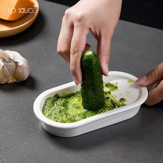 SP SAUCE Japanese ceramic ginger paste artifact garlic paste ginger paste bowl rub ginger juice garlic grinder yam paste mud grinder large size