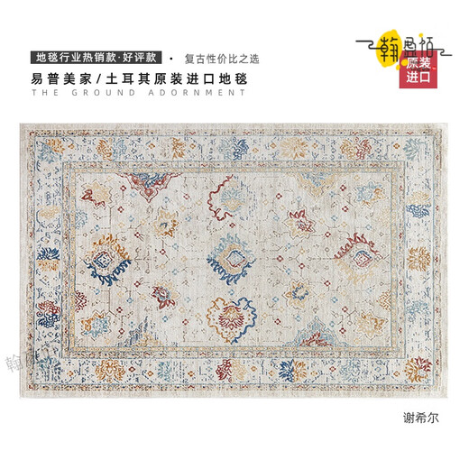 Persian carpet imported quality Turkish living room modern bedroom American light luxury European retro stain-resistant floor Shehir retro choice 160 220cm