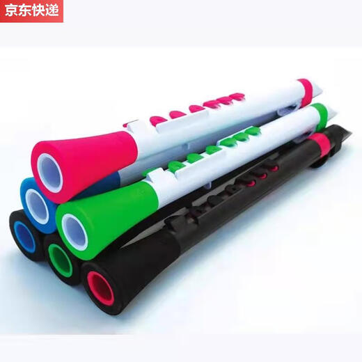 ZKHE Clarinete para principiantes Instrumentos musicales de plástico para niños Ilustración Beijing Todos los juguetes para niños comerciales Tubo negro rojo