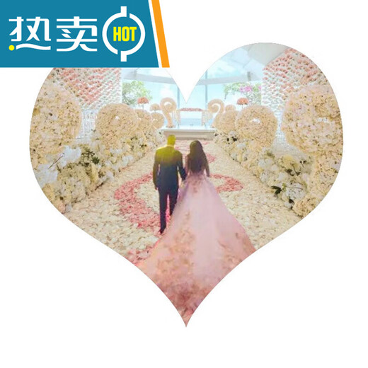 Simulated rose petals arrangement, wedding fake flower decoration, proposal, birthday confession, stage props, wedding hand-spreading flowers, no rubbing, wine red, 1Jin Jin equals 0.5kg, about 8000 pieces