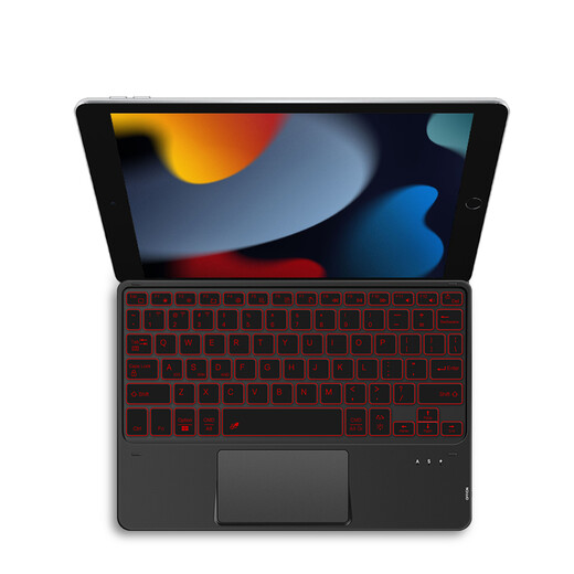 AJIUYU tablet Bluetooth keyboard is suitable for Xiaoxin Pad Plus/Pro/YOGA Pad horizontal and vertical support colorful backlight touch wireless keyboard Black [Bluetooth keyboard] horizontal and vertical support keyboard set audio and video bracket Lenovo tablet Lenovo Qitian K11 Pro [TB-J607F/Z]