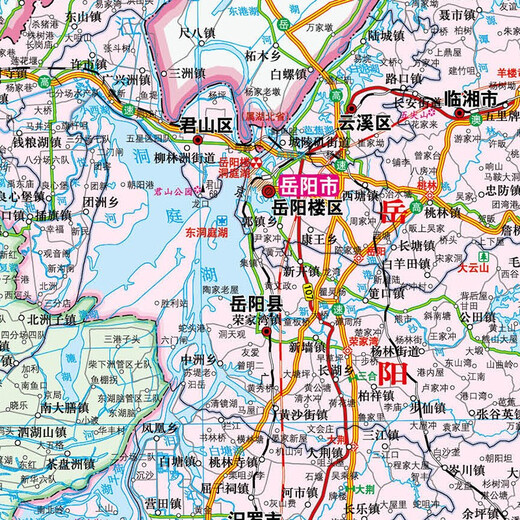 Hunan Map 2025 Hunan Provincial Government Transportation Terrain 1068*749mm 749mm