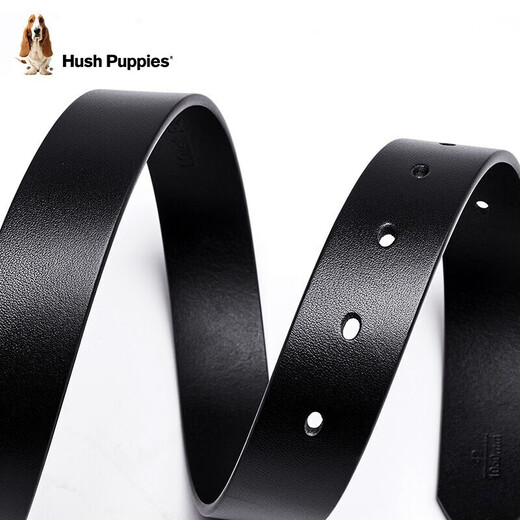 Hush Puppies belt for women, simple, fashionable and versatile, first layer cowhide, ins style, Korean style slim belt, pin buckle, birthday gift