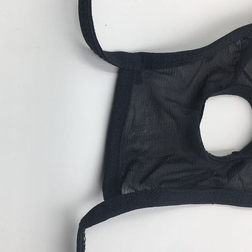 Sexy underwear for men with holes in the front and butt leaking in the back, sexy transparent underwear thong GAY sexy underwear, sexy, no need to take off, transparent, black