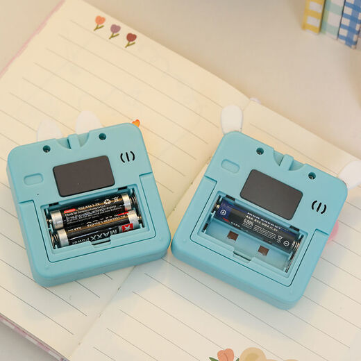 Timer alarm clock dual-purpose student learning children's homework self-discipline reminder time management timer green upgraded model cute stickers
