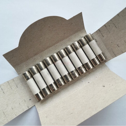 ESKA ceramic fuse 5x20 with sand slow T1H250V ceramic tube with arc extinguishing sand 800mA box