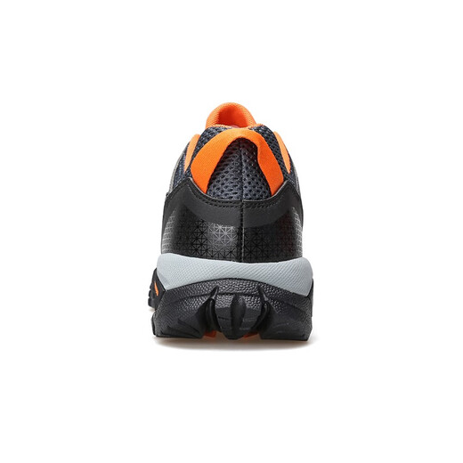 Hantu breathable hiking shoes low top non-slip wear-resistant hiking shoes four seasons mesh new comfortable shock-absorbing outdoor hiking shoes dark gray/orange 755-men (breathable large hole) 44