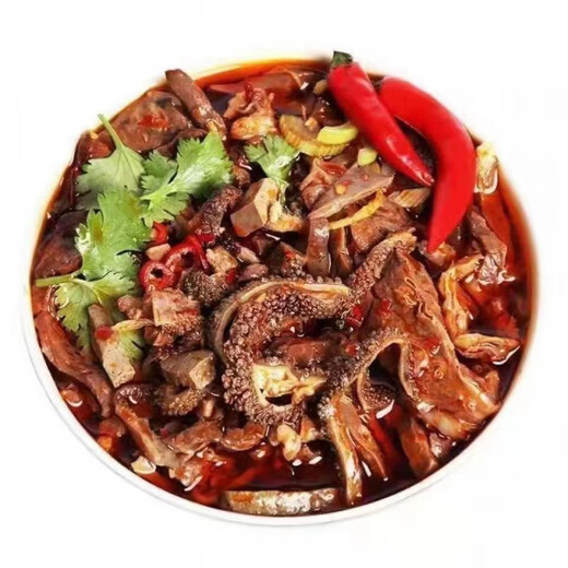 Kaidi Xian SF Zhongtong haggis fresh frozen haggis no-cut haggis semi-finished haggis soup minced hot pot ingredients sheep haggis 5Jin Jin equal to 0.5kg pack + material package