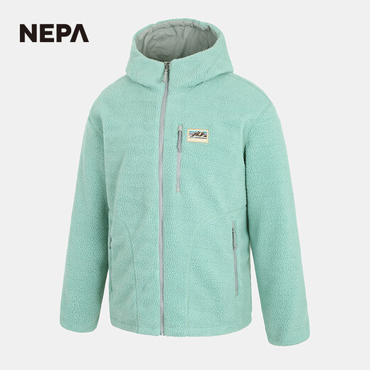 NEPA resistant autumn and winter men and women same style double-sided velvet jacket windproof jacket 7IE6172 emerald green 160/84A