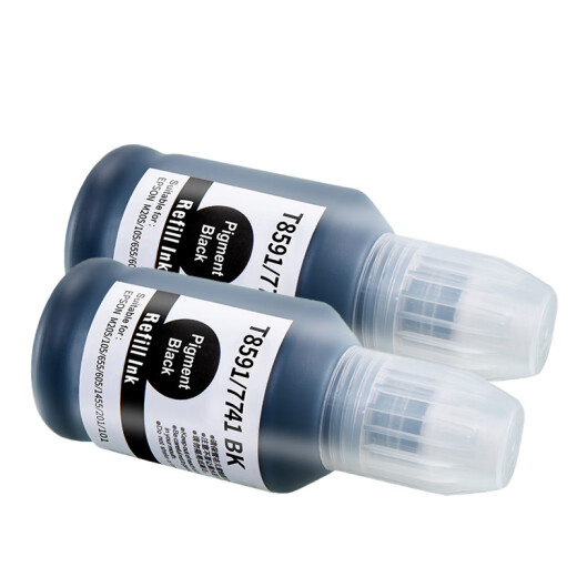 Epson 859 Tinta adecuada para Epson M105 M101 L1455 M205 L605 L655 M201 Epson Ink Bin Printer T8591 Ink Negro 4 Paquete